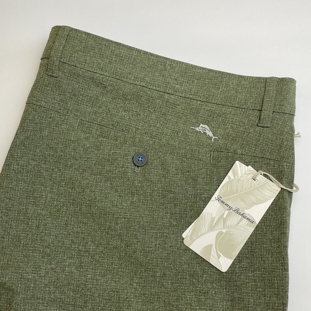 NEW Tommy Bahama Coast Cargo Shorts Mens 44 Palm Moss Green 9" Inseam IslandZone
